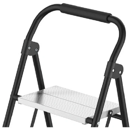 Стремянка - тележка 2в1 алюм./сталь. Zalger 3 ступени (911-3)