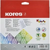 Карандаши цветные 26 цв. 3-гран, Kores Kolores Style, 93320