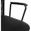 Кресло ТЧ Комус Мебель Easy Chair 619, сетка/экокожа, черный, хром