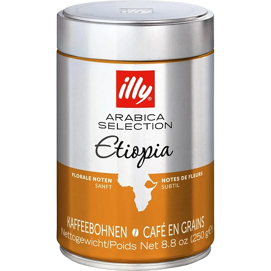 Кофе illy Эфиопия моноарабика в зернах, 250г 6859