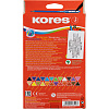 Карандаши цветные 24 цв.Kores Kolores Jumbo,трехгр, 5 мм, с точилкой, 93524
