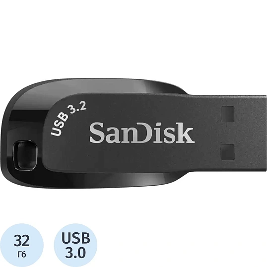 Флеш-память SanDisk Ultra Shift 32 GB черн SDCZ410-032G-G46
