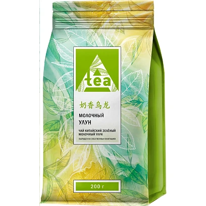 Чай листовой зелёный A-tea Молочный Улун китайский, 200г