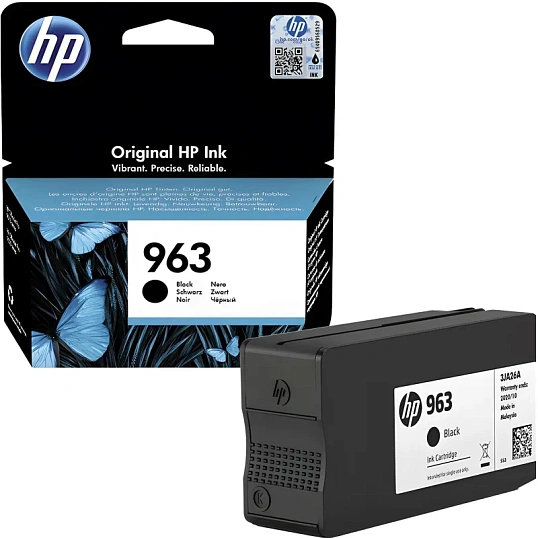 Картридж струйный HP 963 3JA26AE чер. для OJ Pro 9010/9020