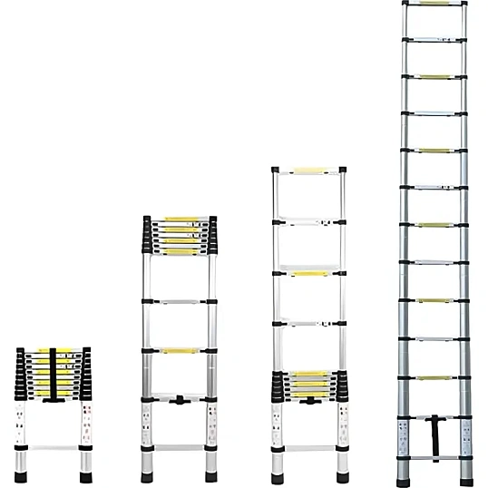 Лестница ST 3.8 стальная телескопическая 3.8м. (13ступ), ALUMET
