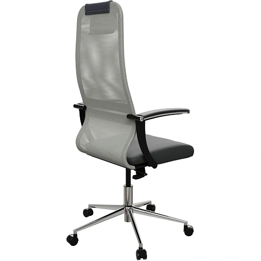 Кресло МТ_SU-B-8/Sit 8 B1-8U подл.158/осн.009 серый/черный