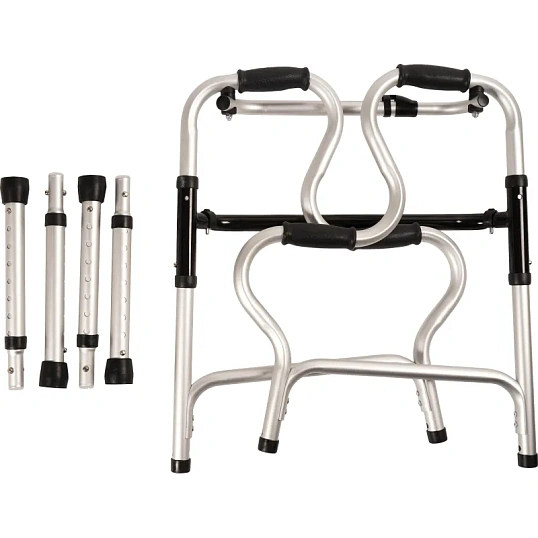 Ходунки , до 135кг, 2-ух ур.,складные, регулир., 77-97см, Barry W HR