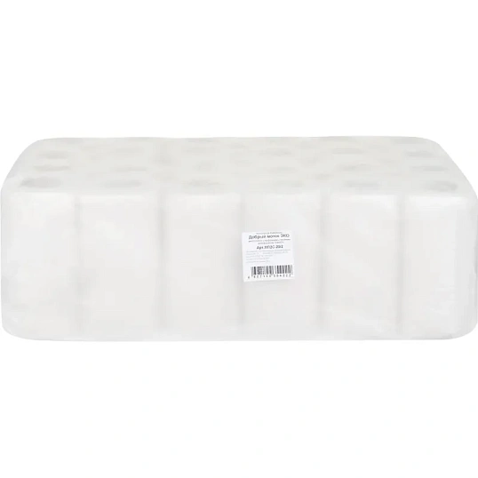 Полотенца бумажные Добрый моток Эко 2сл втул 30м 24шт/уп