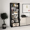 Стеллаж для документов выс. К-Loft 241H003 выс.2106 дуб скандин./графит