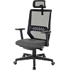 Кресло VB_EChair 663 TC-H черный TW-01 38-418 сетка/ткань