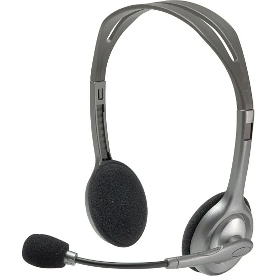 Гарнитура Logitech Stereo Headset H110 Silver [981-000459