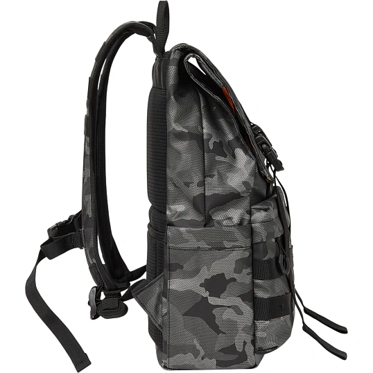 Рюкзак для ноутбука RIVACASE 7621 grey camo Sherwood-ECO Rolltop 15л, 15.6