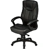 Кресло BN_U_Руководителя EChair CS-608Е кожа черная, пластик