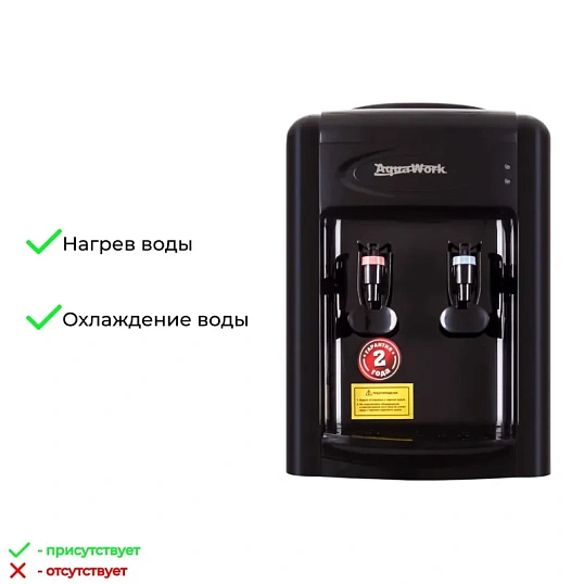Кулер Aqua Work для воды 0.7TDR черный
