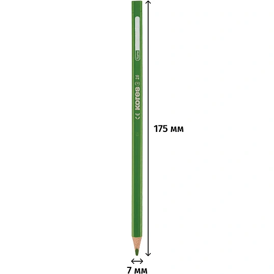 Карандаши цветные 12цв 3-гран,точилка,тубус Kores 93313