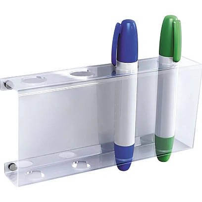 Держатель магнитный для маркеров Комус прозрачный акрил