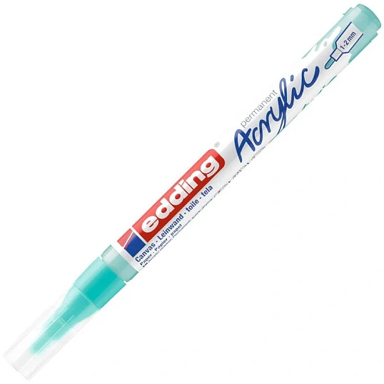 Маркер акриловый Edding 5300/934.кругл.нак. 1-2 мм. Цвет Бирюзовый