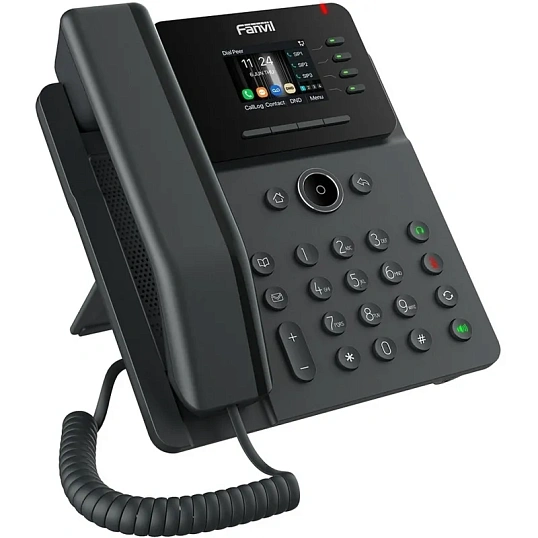 IP-телефон Fanvil V61W,HD voice, 4 SIP,2.4,Opus+IPV6 12 DSS, WIFI,PSU