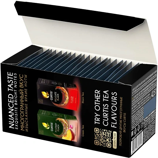 Чай Curtis Elegant Earl Grey черный, аромат, мелкий лист, 25 сашет
