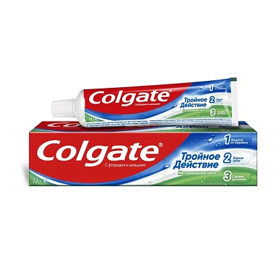Зубная паста Colgate Тройное действие Натуральная мята комплексная 50 мл