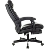 Кресло VB_EChair 624 PU PM черный эко.кожа  подст.для ног