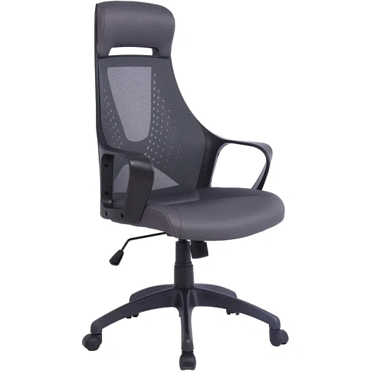 Кресло BN_Hg_EChair-578 TC сетка/ткань черный, пластик черный