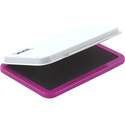 Подушка штемпельная настольная Attache фиолет 68х101 см металл