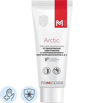 Крем защитный М SOLO Arctic для лица и рук от низк темп и УФ 100мл