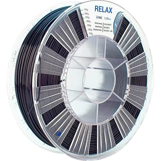 Катушка RELAX пластик REC 1.75мм черный