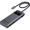 Разветвитель USB Ugreen CM888(35998)UNO6in1 4K@60Hz USB-C/HDMI/USB-A/PD сер