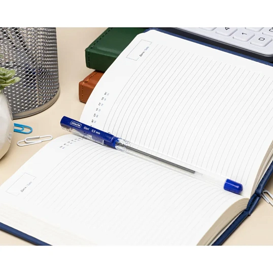 Ручка шариковая неавтомат. Attache Glori линия 0,3мм, масл,син,манж