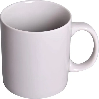Кружка 300 мл Белая Европейский 24шт/уп (38462)