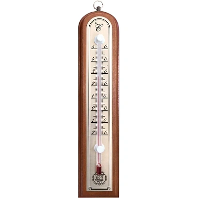 Термометр комнатный 3,9х18,8см., светлое дерево (466106)