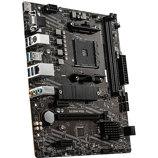 Материнская плата MSI A520M PRO sAM4, AMD A520, mATX