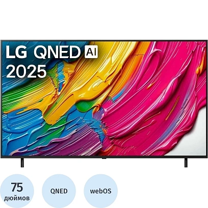 Телевизор LG 75QNED80A6A.ARUG