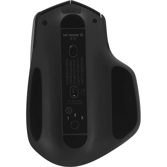 Мышь компьютерная Logitech MX Master 2S черн.4000dpi BT USB 7b(910-007223)