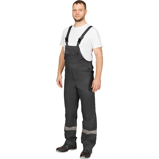 Костюм лет муж (куртка, пк) л16 с СОП сер/крас 88-92/158-164