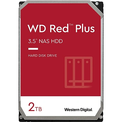 Жесткий диск WD RED PLUS 3.5 SATA 6TB 5400rpm 256MB (WD60EFPX)