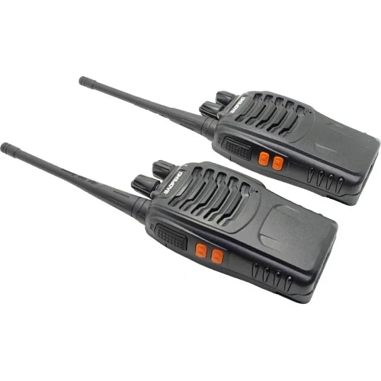 Рация BAOFENG BF-888S (5 Вт) 1500 mAh, комплект из 2-х шт