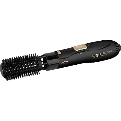Фен-щетка Scarlett Top Style SC-HAS73I09 (800 Вт, Черный с золотом)