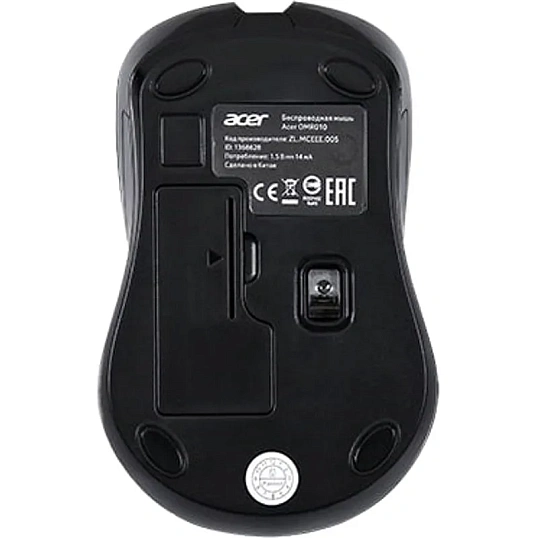 Мышь компьютерная Acer OMR010, черный