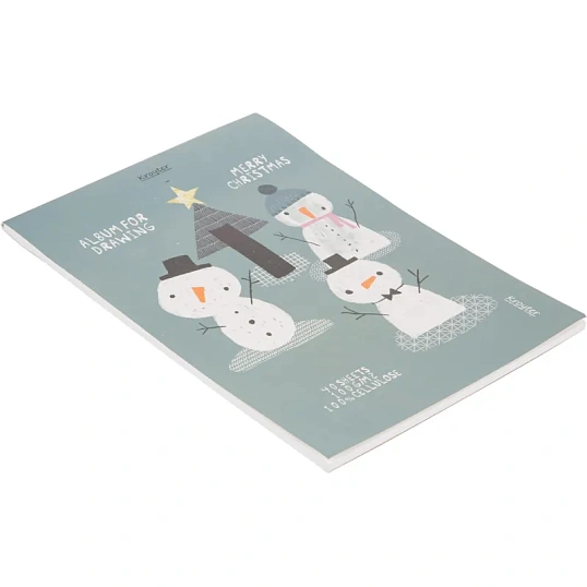 Альбом для рисования Kroyter А4 40л склейка,Christmas,65994