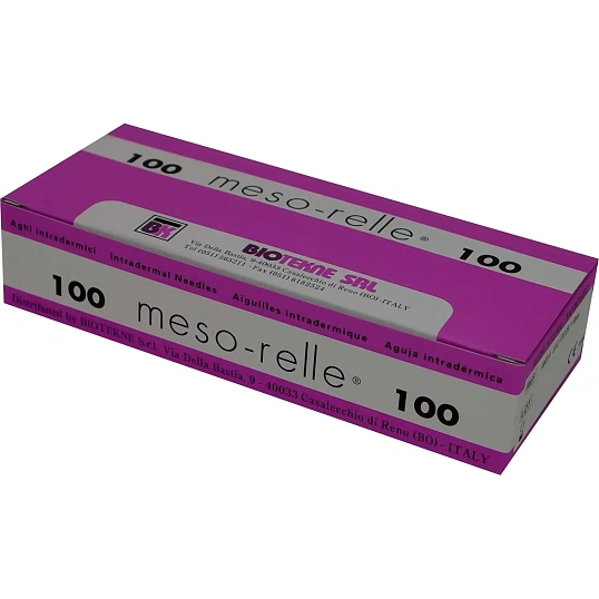 Игла для мезотерапии 31G (0,26x4), Meso-relle 100 шт/упаковка