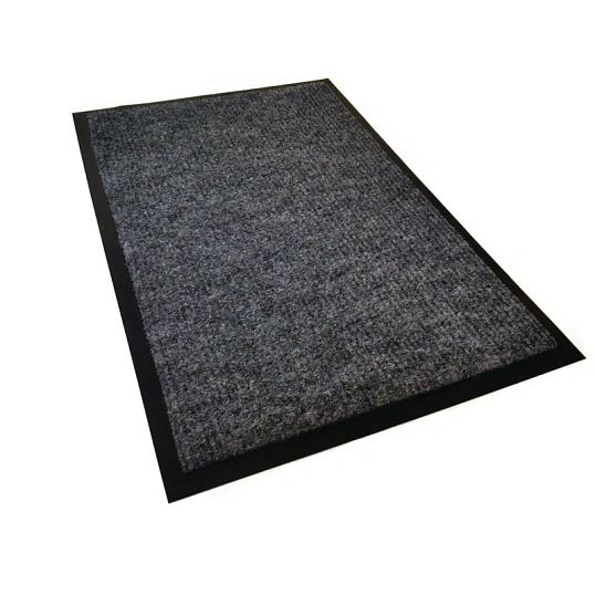 Коврик входной влаговпитывающий КОМФОРТ 120х180 см серый