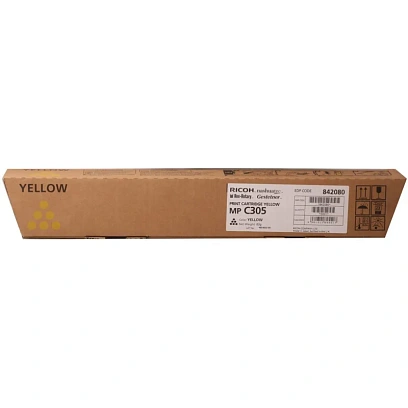 Тонер Ricoh type MPC305E (841597/842080) жел. для Aficio MP C305SPF