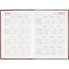 Ежедневник датированный 2026 А5+ IDEAL NEW бордовый 3-344/04