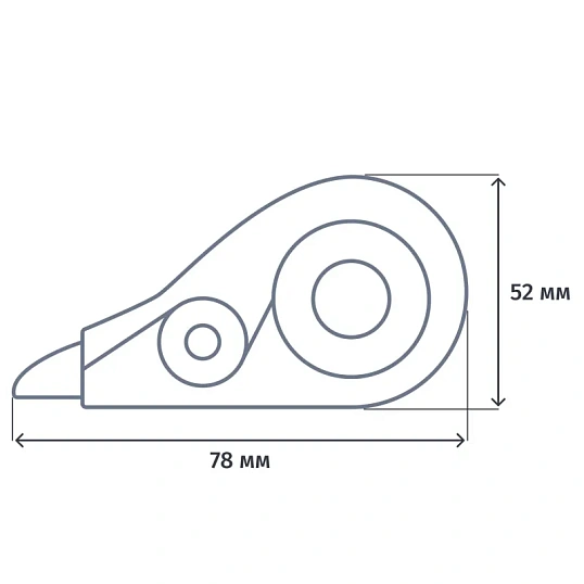 Корректирующая лента Attache Selection боковая подача 5мм 8м '9617