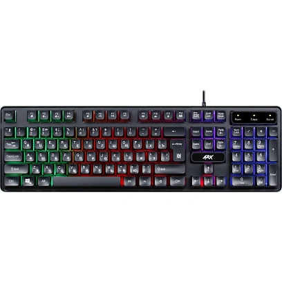 Клавиатура Defender Arx GK-196L RU проводн.игровая, радужн. подсветка 45196