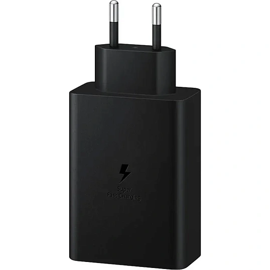 Зарядное устройство Samsung EP-T6530 65W 2xUSB-C/1xUSB-A Черный