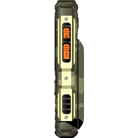 Мобильный телефон BQ 2430L Tank Connect Camouflage+Gold